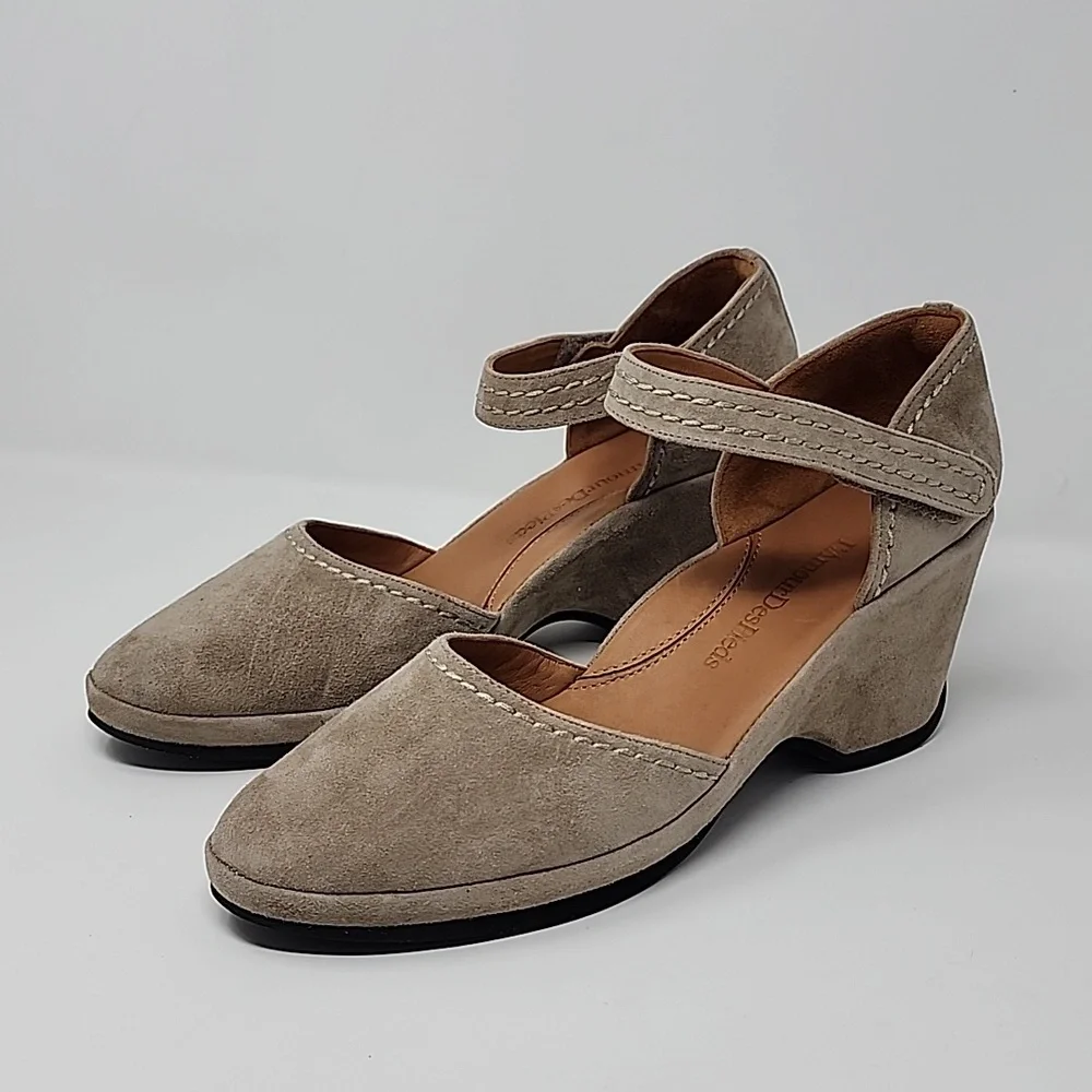 L'Amour Des Pieds Orva Leather Pumps Light Taupe Color Size 11